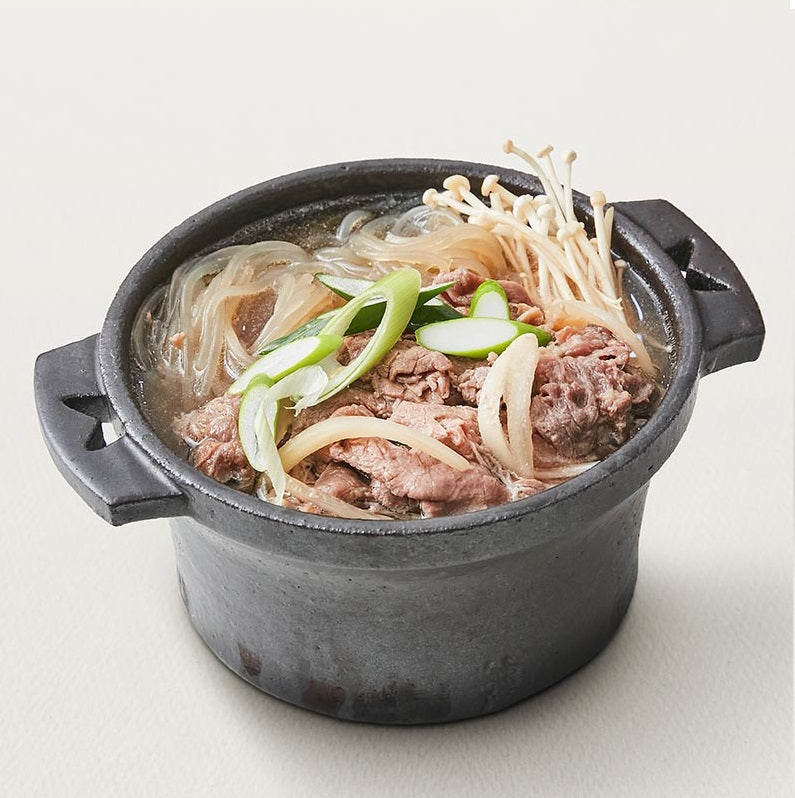 버섯불고기전골
