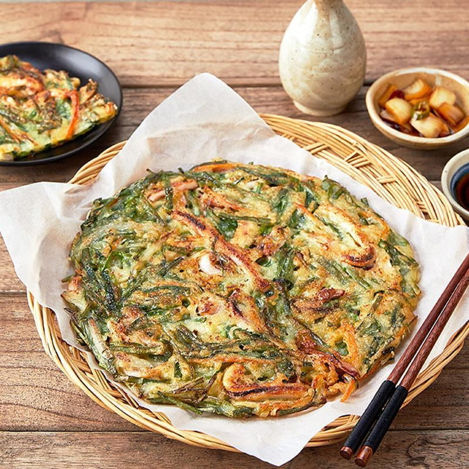Seafood and Chive Pancake