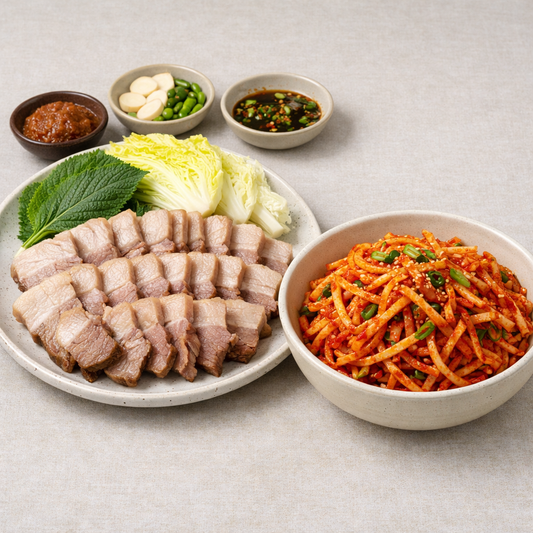 보쌈수육+보쌈무생채
