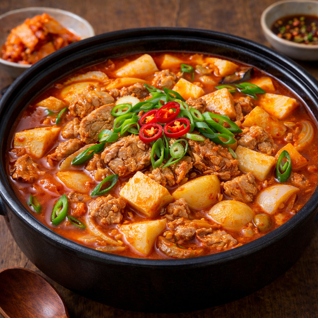 돼지고기고추장찌개