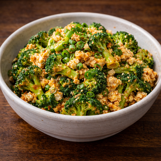 브로콜리두부무침