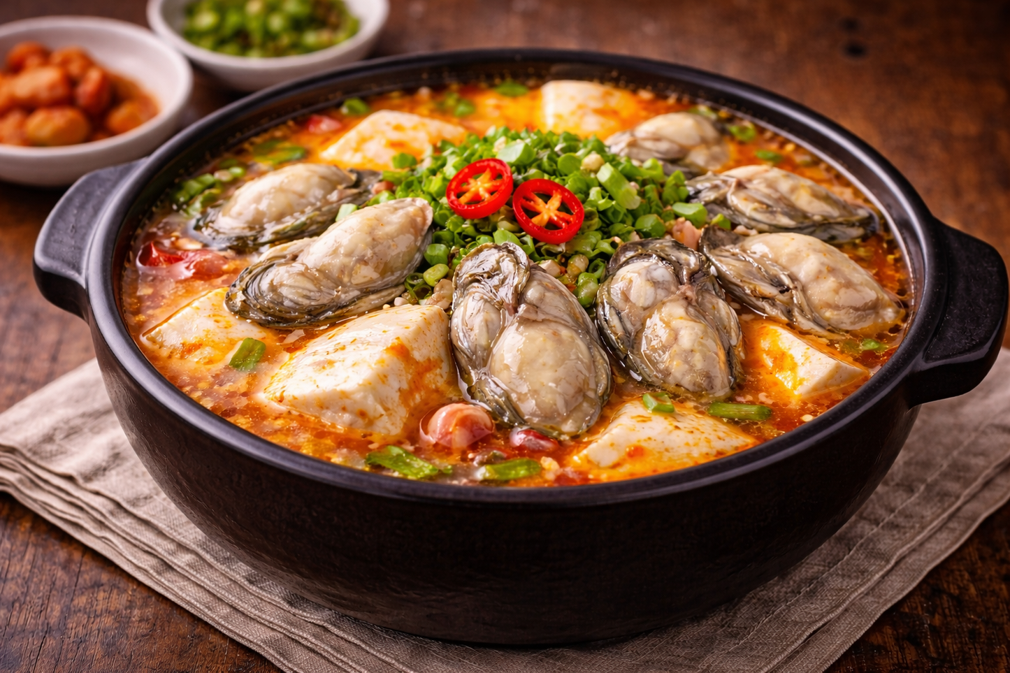 생굴순두부찌개