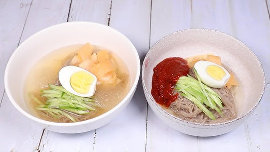 물냉면+비빔냉면