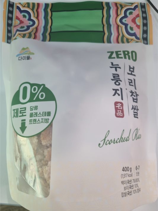 다미뜰 제로 보리찹쌀 누룽지 (420g)